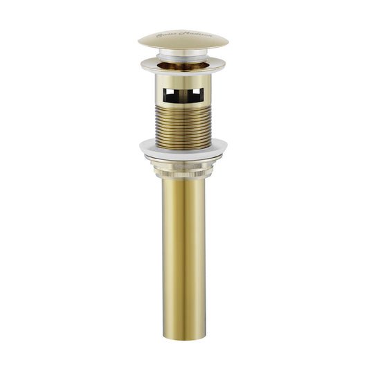Residential Pop Up Sink Drain 1.75 in Gold